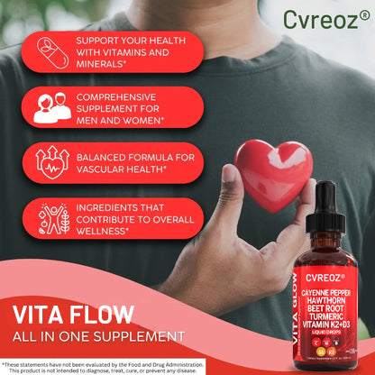 👨‍⚕️𝐇𝐚𝐫𝐯𝐚𝐫𝐝 𝐌𝐞𝐝𝐢𝐜𝐚𝐥 𝐒𝐜𝐡𝐨𝐨𝐥 𝐑𝐞𝐜𝐨𝐦𝐦𝐞𝐧𝐝𝐞𝐝丨💎Cvreoz® Multivitamins&Cayenne Pepper Supplement Daily Drops 2.0(❤️‍🔥Unlock Your Body's Natural Circulation Support With Traditional Botanicals & Essential Nutrients)