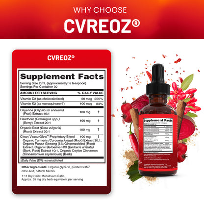 👨‍⚕️𝐇𝐚𝐫𝐯𝐚𝐫𝐝 𝐌𝐞𝐝𝐢𝐜𝐚𝐥 𝐒𝐜𝐡𝐨𝐨𝐥 𝐑𝐞𝐜𝐨𝐦𝐦𝐞𝐧𝐝𝐞𝐝丨💎Cvreoz® Multivitamins&Cayenne Pepper Supplement Daily Drops 2.0(❤️‍🔥Unlock Your Body's Natural Circulation Support With Traditional Botanicals & Essential Nutrients)