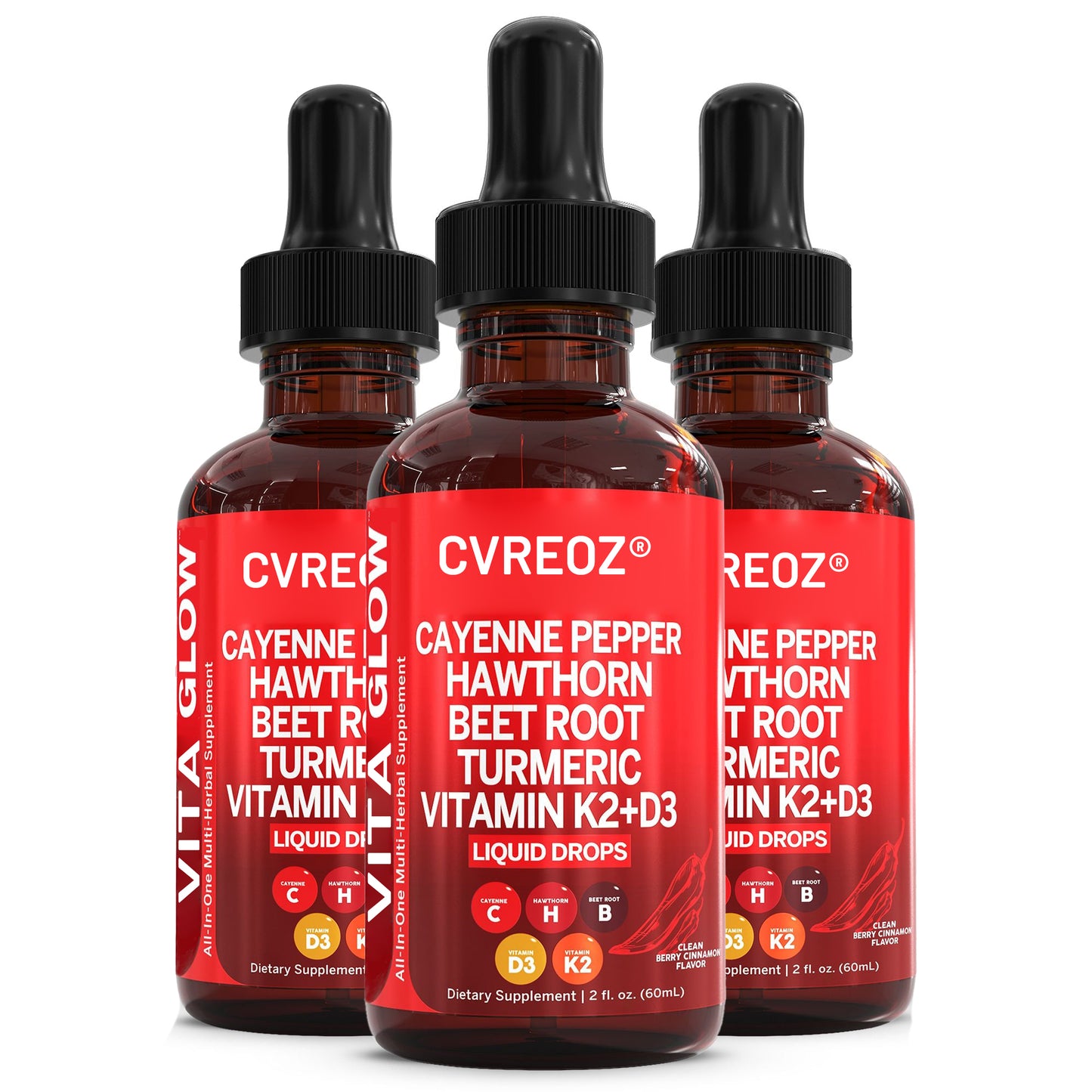 👨‍⚕️𝐇𝐚𝐫𝐯𝐚𝐫𝐝 𝐌𝐞𝐝𝐢𝐜𝐚𝐥 𝐒𝐜𝐡𝐨𝐨𝐥 𝐑𝐞𝐜𝐨𝐦𝐦𝐞𝐧𝐝𝐞𝐝丨💎Cvreoz® Multivitamins&Cayenne Pepper Supplement Daily Drops 2.0(❤️‍🔥Unlock Your Body's Natural Circulation Support With Traditional Botanicals & Essential Nutrients)
