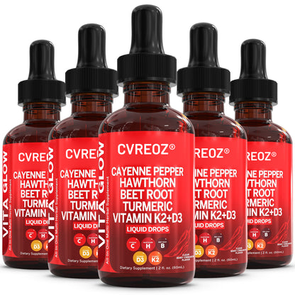 👨‍⚕️𝐇𝐚𝐫𝐯𝐚𝐫𝐝 𝐌𝐞𝐝𝐢𝐜𝐚𝐥 𝐒𝐜𝐡𝐨𝐨𝐥 𝐑𝐞𝐜𝐨𝐦𝐦𝐞𝐧𝐝𝐞𝐝丨💎Cvreoz® Multivitamins&Cayenne Pepper Supplement Daily Drops 2.0(❤️‍🔥Unlock Your Body's Natural Circulation Support With Traditional Botanicals & Essential Nutrients)