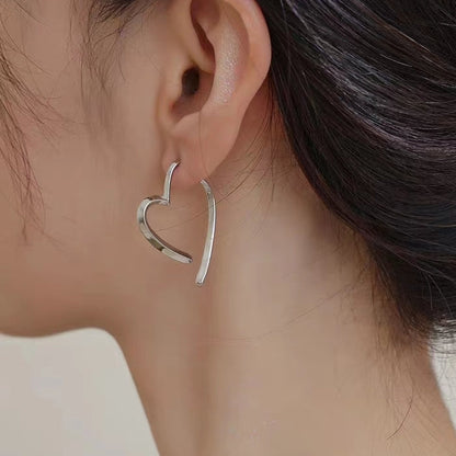 YB-Sterling Silver Heart Design Earrings (Copy)