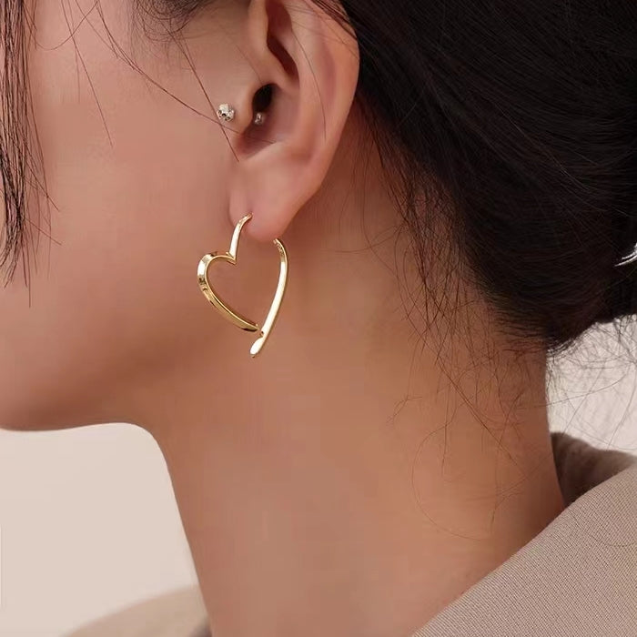 YB-Sterling Silver Heart Design Earrings (Copy)