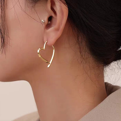 YB-Sterling Silver Heart Design Earrings (Copy)