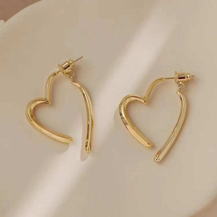 YB-Sterling Silver Heart Design Earrings (Copy)