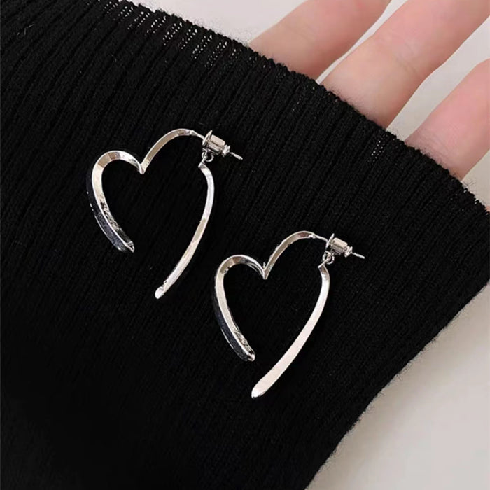 YB-Sterling Silver Heart Design Earrings (Copy)